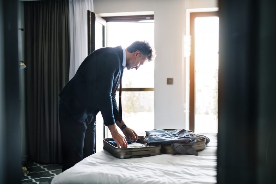 how to pack a suit