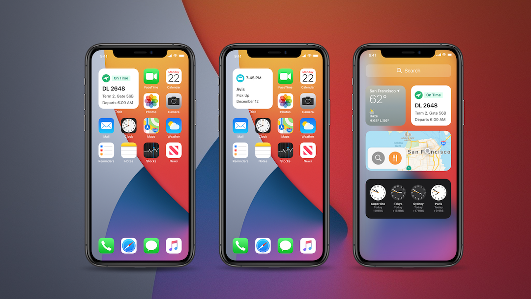 tripit widget for iphone