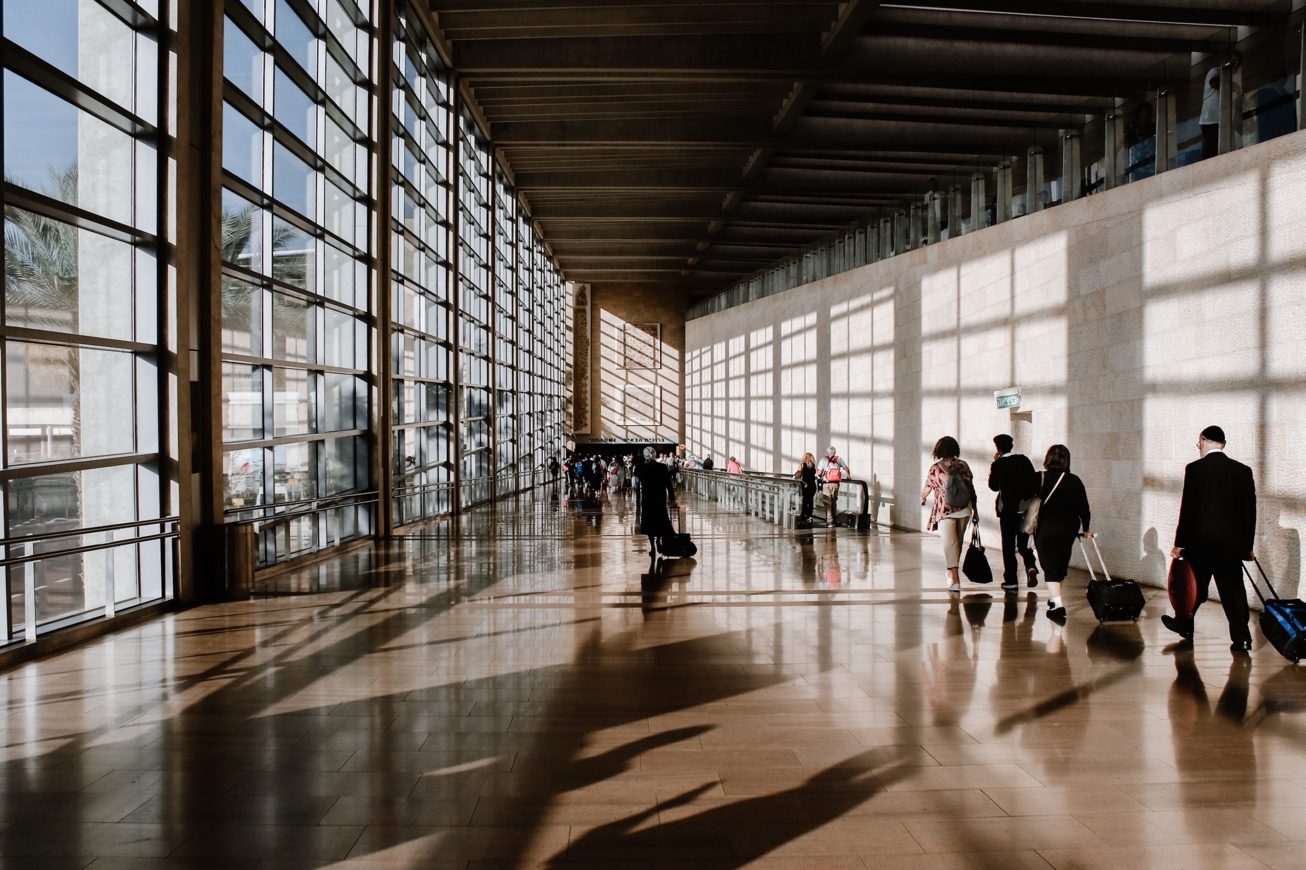 navigating the airport