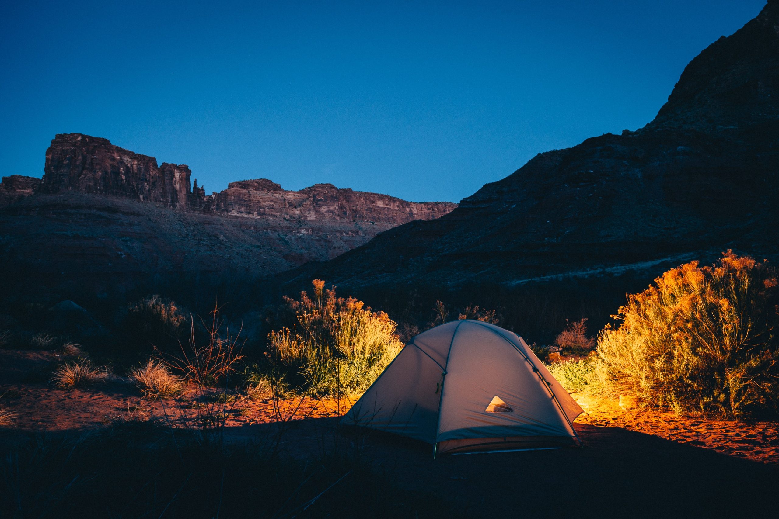 first tent camping trip