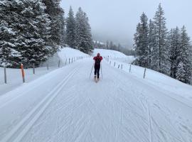 cross-country skiing